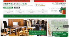 Desktop Screenshot of millwillfurnishers.co.uk